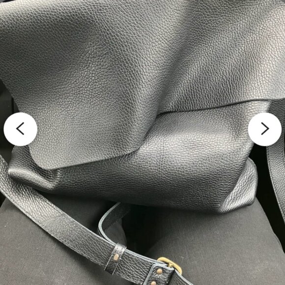 Genuine Leather Crossbody Satchel Bag - Picture 4 of 7